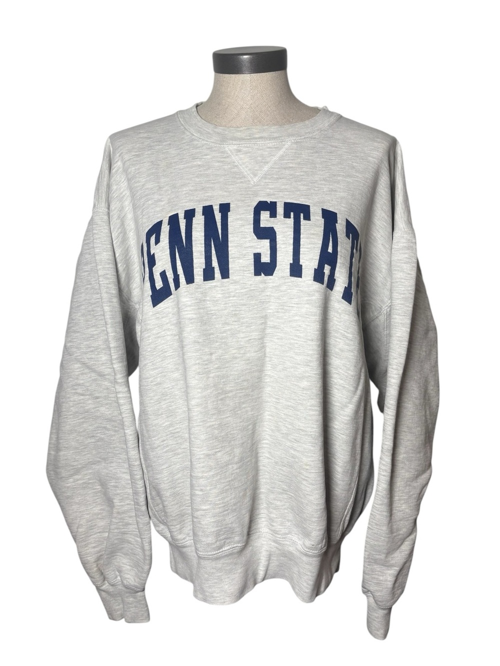 Vintage Russell Athletic Penn State USA Crewneck Sweatshirt Gray Large